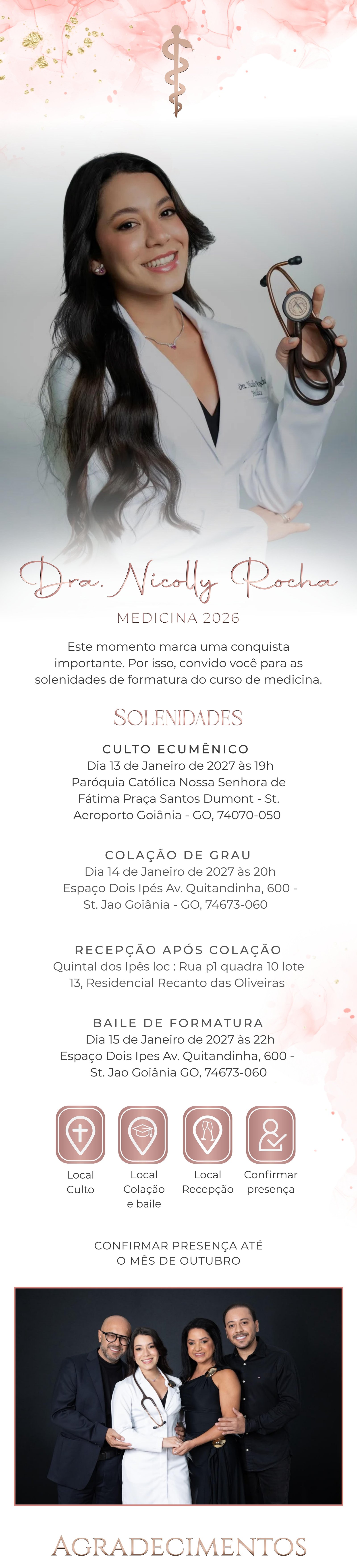 Convite de formatura
