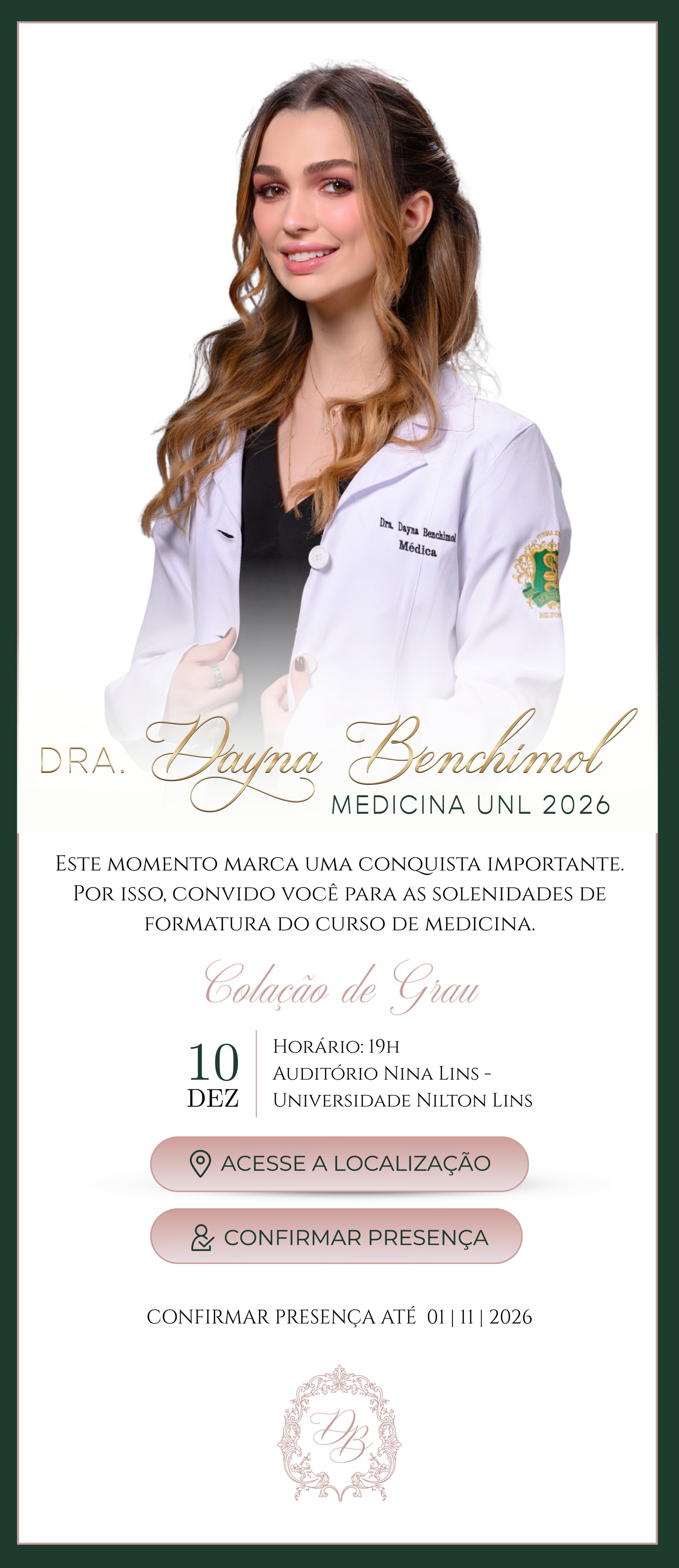 Convite de formatura