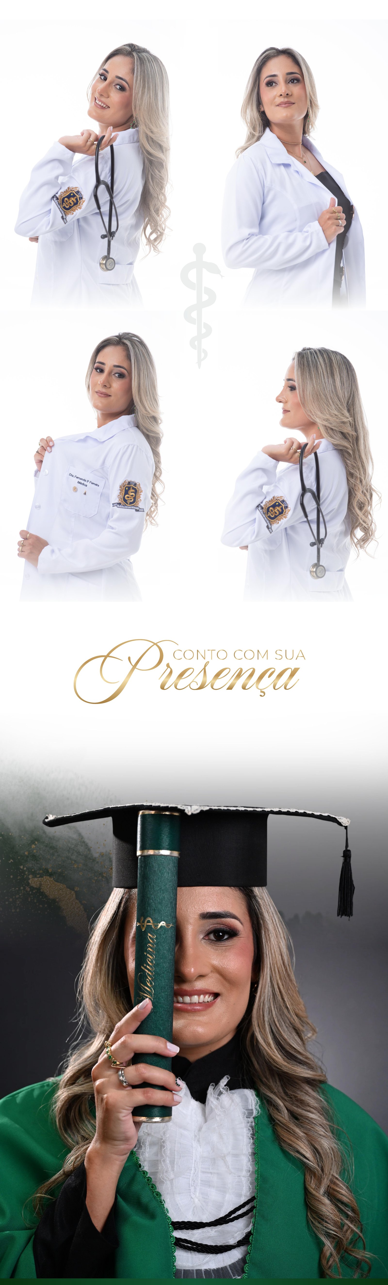 Final do convite de formatura