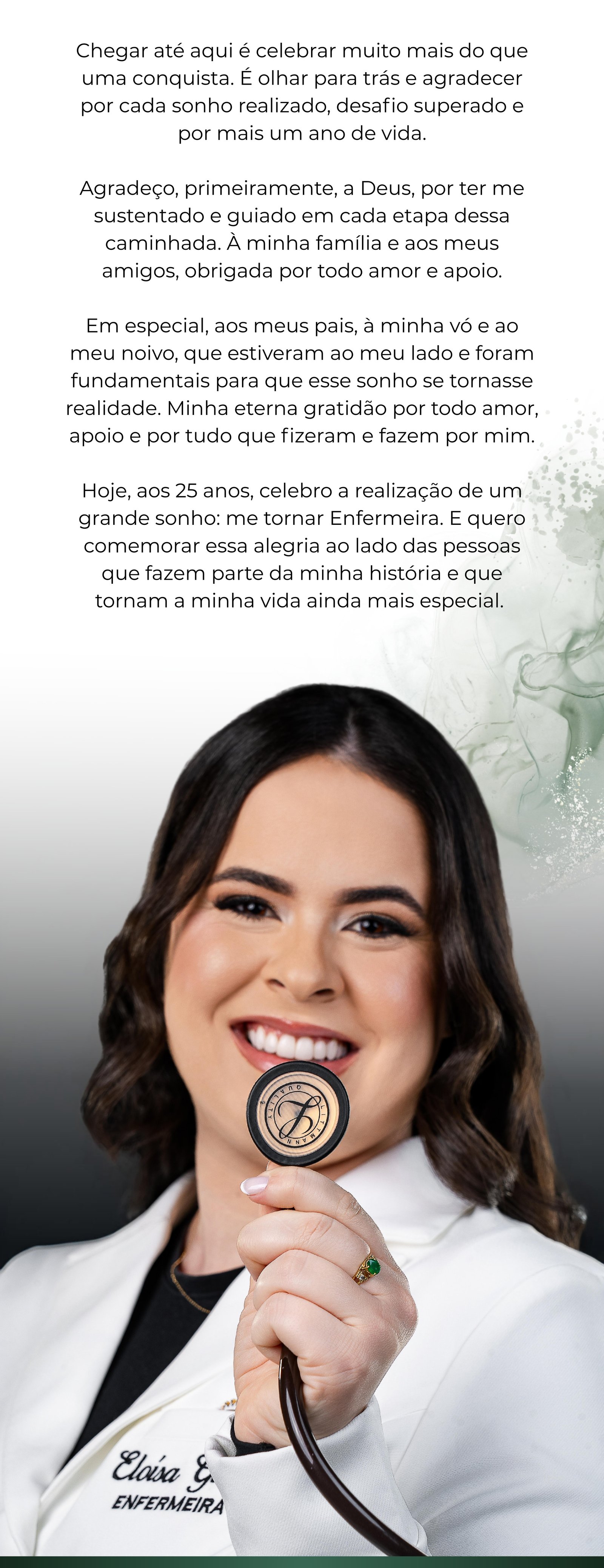 Agradecimentos - Eloisa Guerra