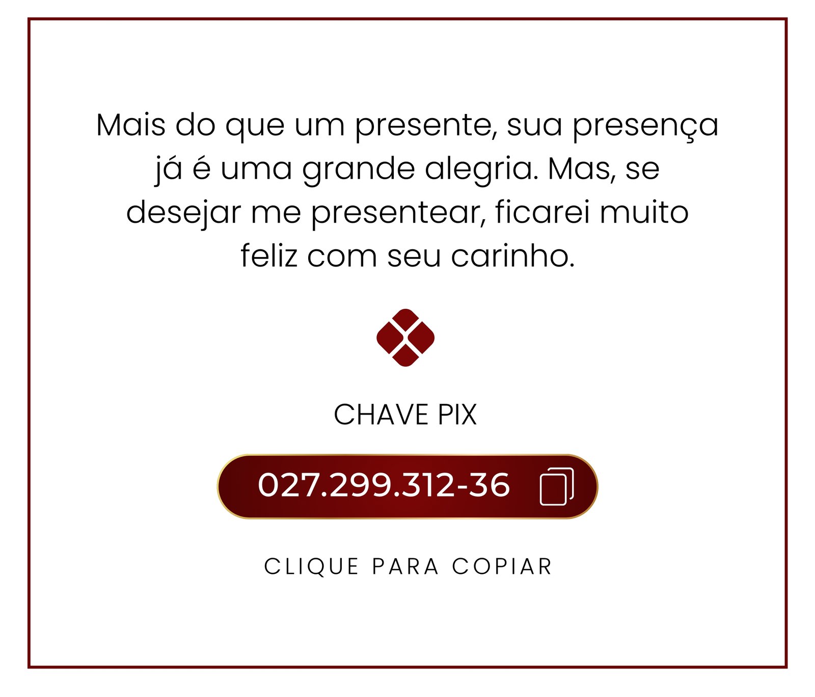 Sugestão de presente