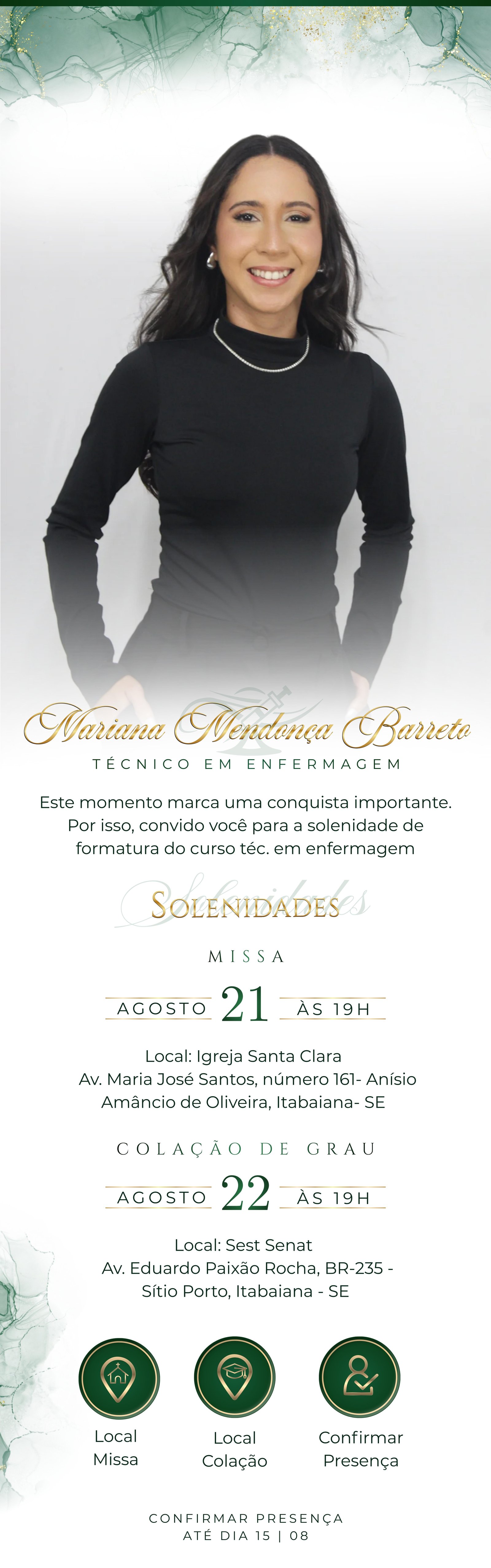 Convite de formatura