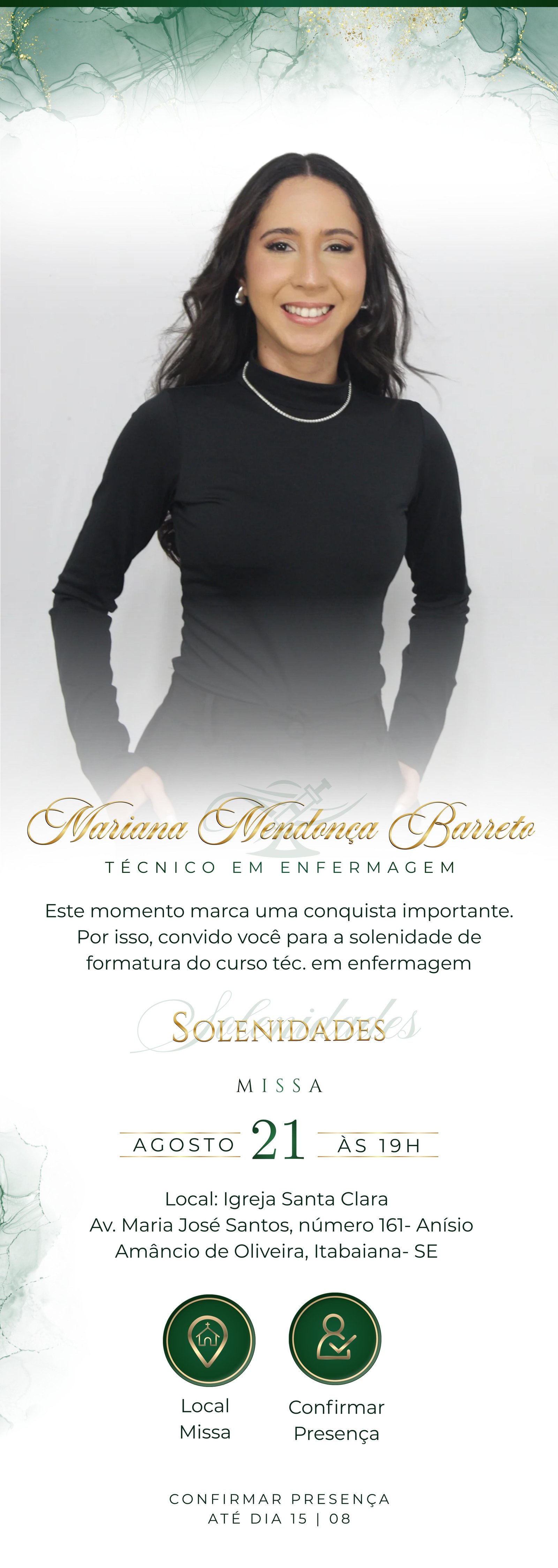 Convite de formatura