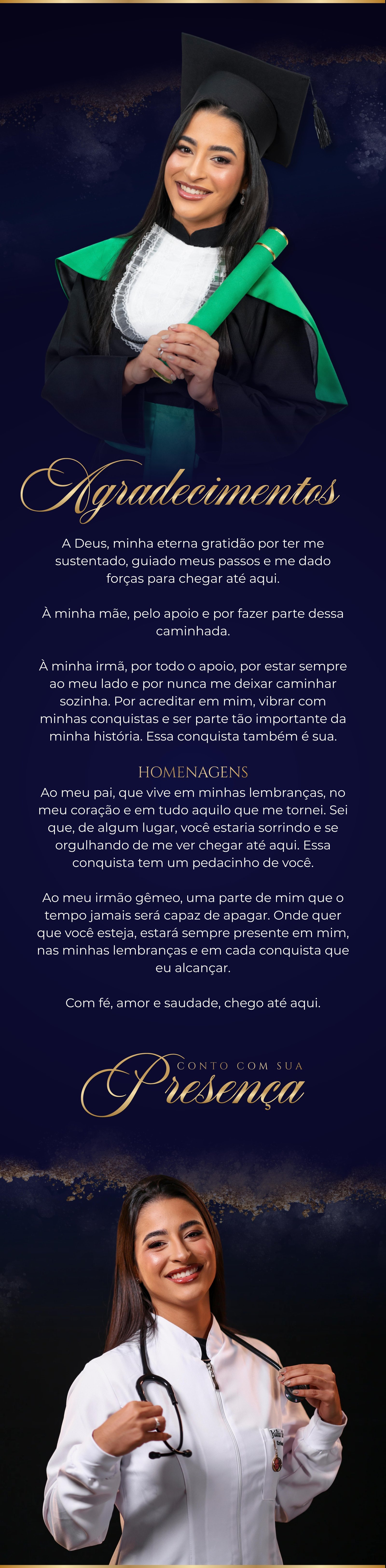 Convite de formatura Júlia Barros - Parte 2