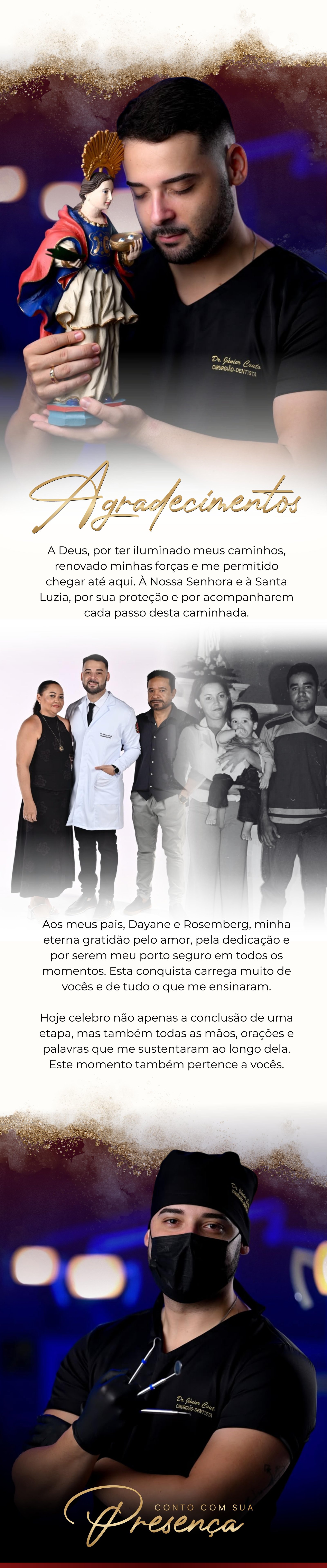 Convite de formatura Junió Odontologia - Parte 2