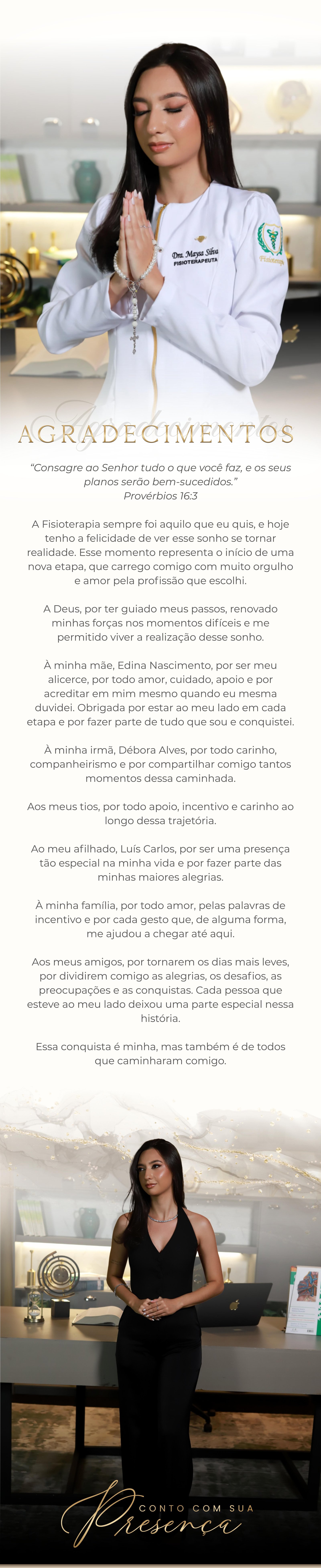 Convite de formatura Maysa - Parte 2