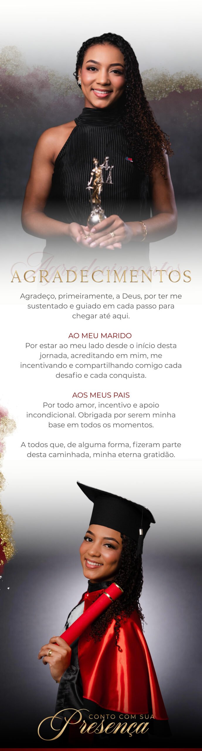 Convite de formatura - parte final