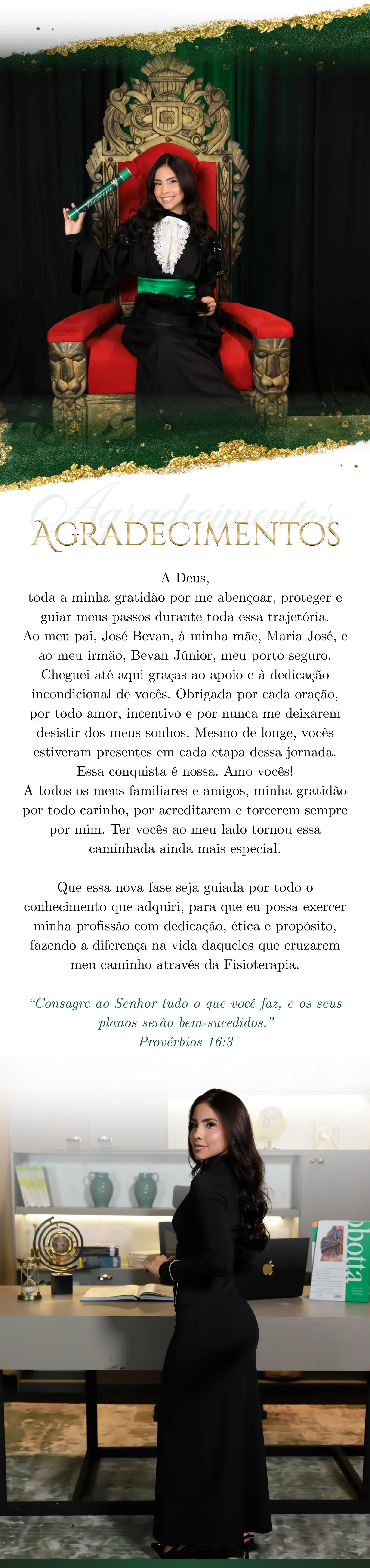 Convite de formatura Dra. Ana Letícia - Parte 2