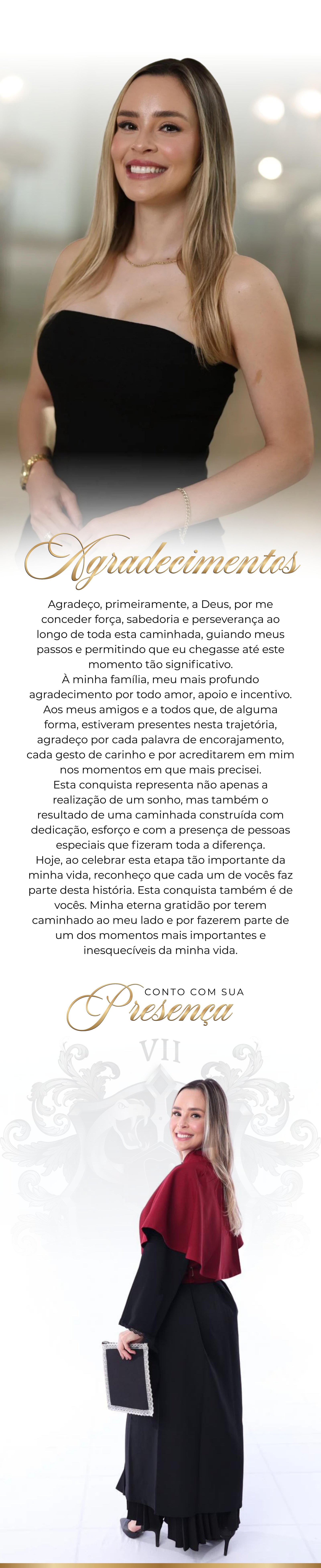 Convite de formatura Dra. Ana Flavia Bueno - Parte 2