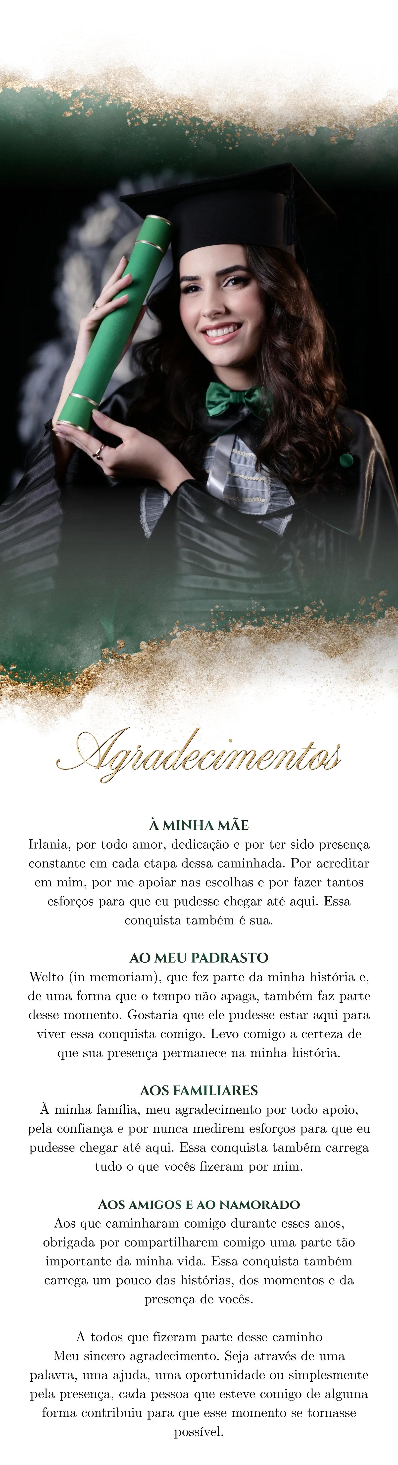 Convite de formatura Dra. Brunna Araujo - Parte 2