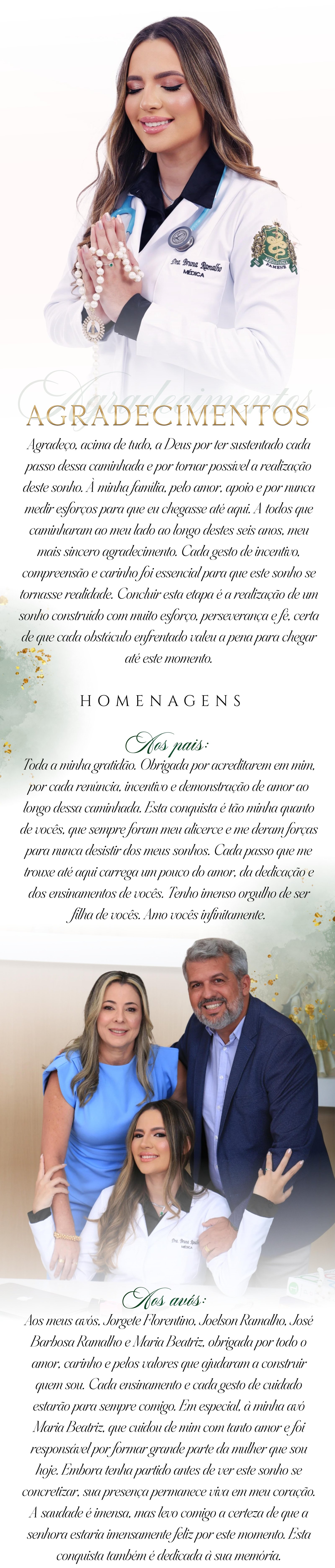 Informações da formatura