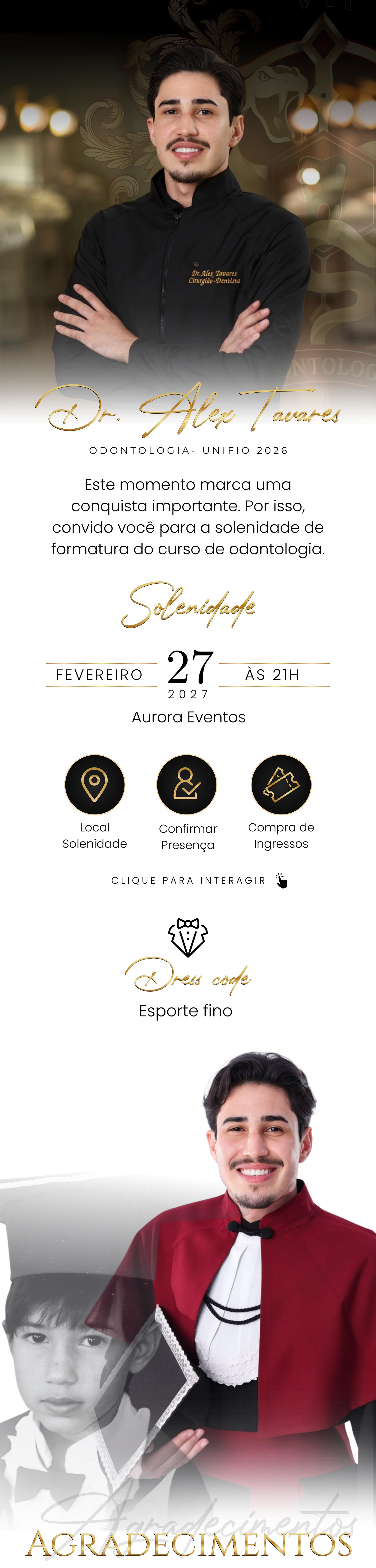 Convite de formatura