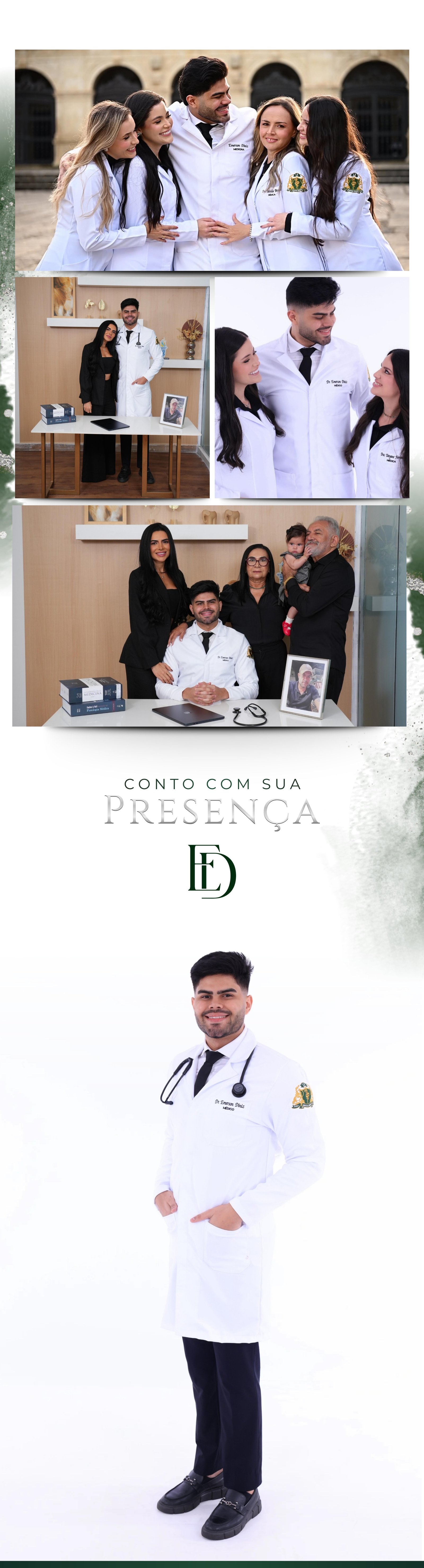 Convite de formatura Dr. Emerson Diniz - Parte 3