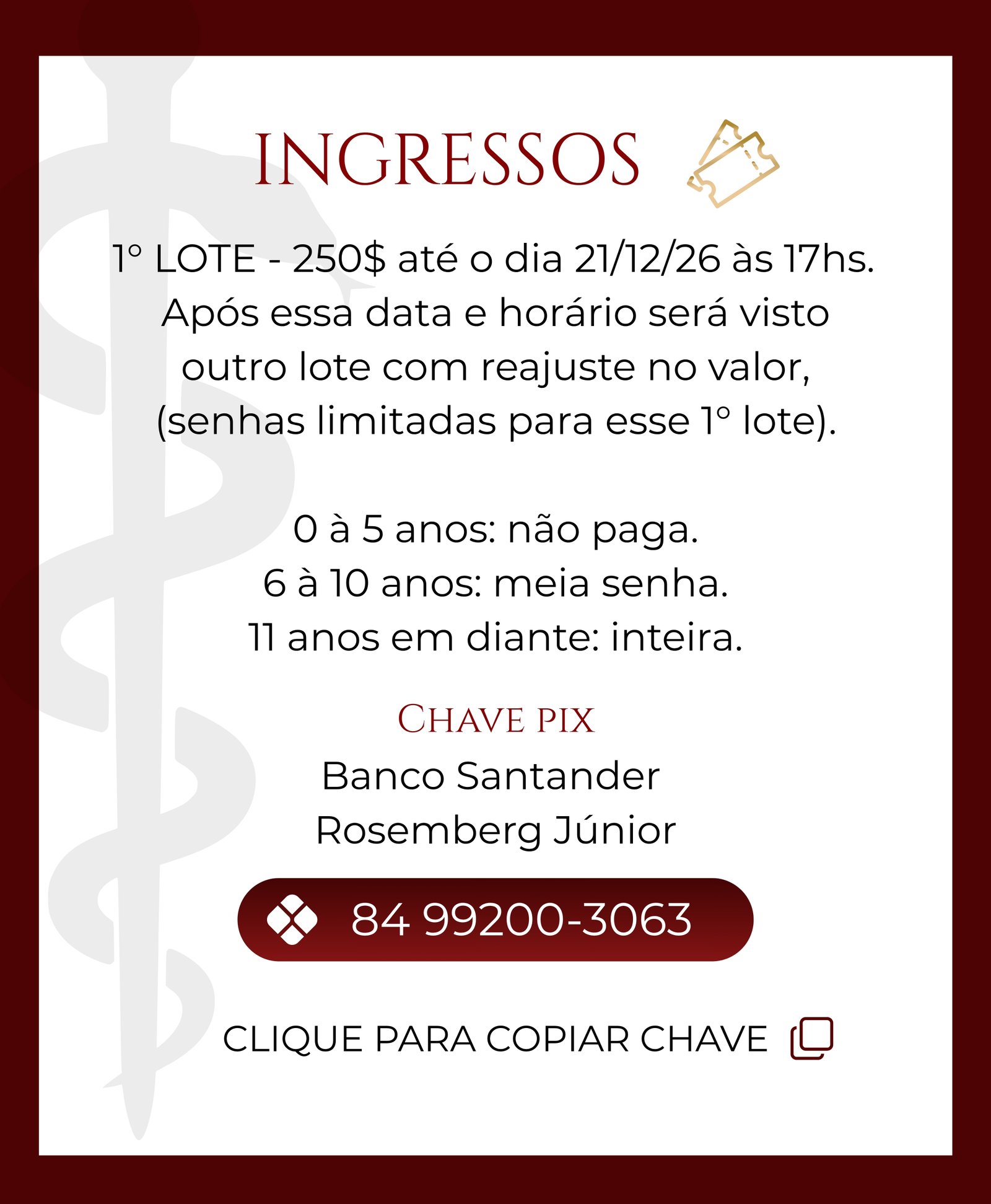 Compra de ingressos