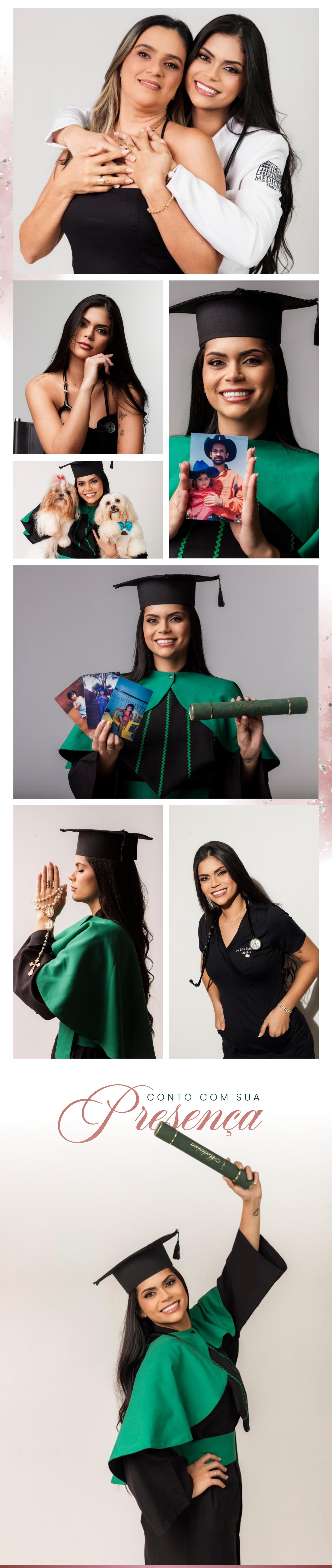 Convite de formatura Lara