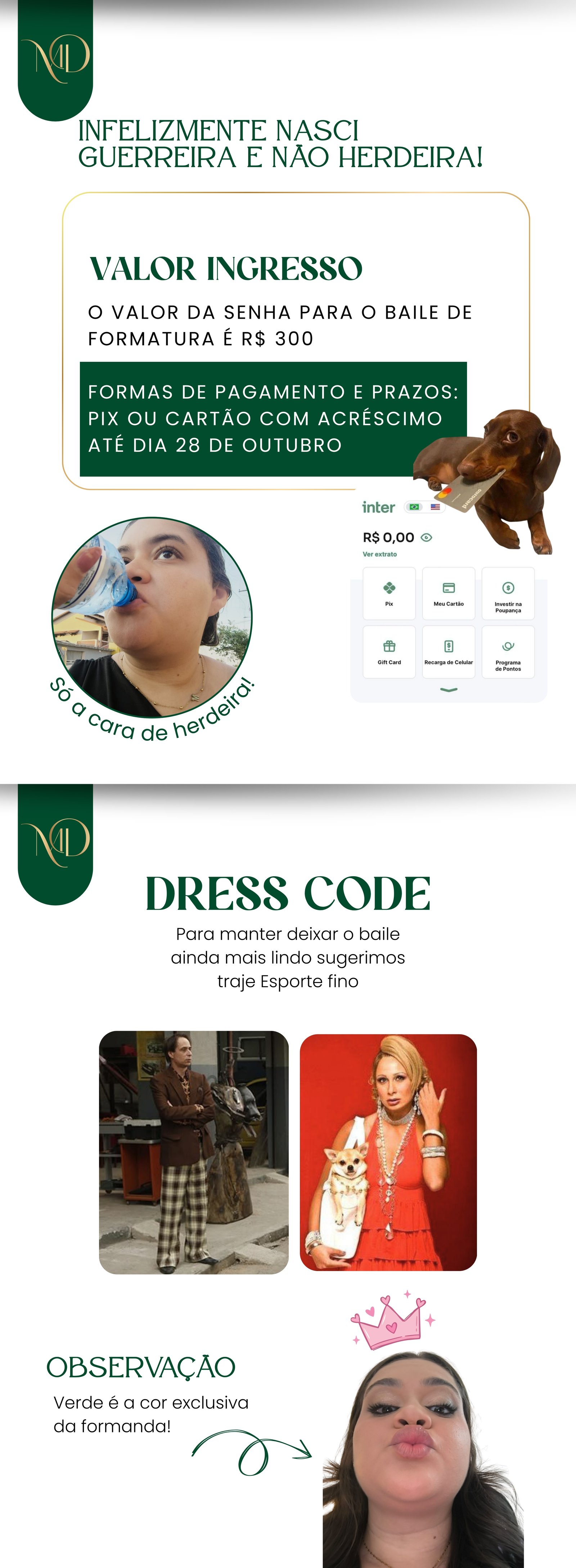 Convite de formatura - parte 2