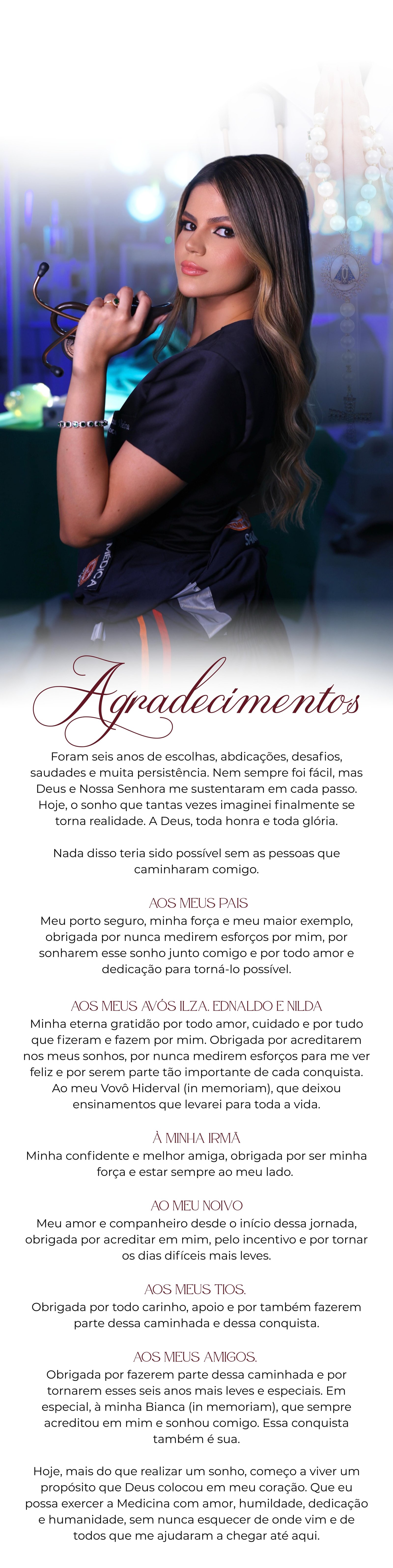 Convite de formatura Dra. Millena Vieira - Parte 2