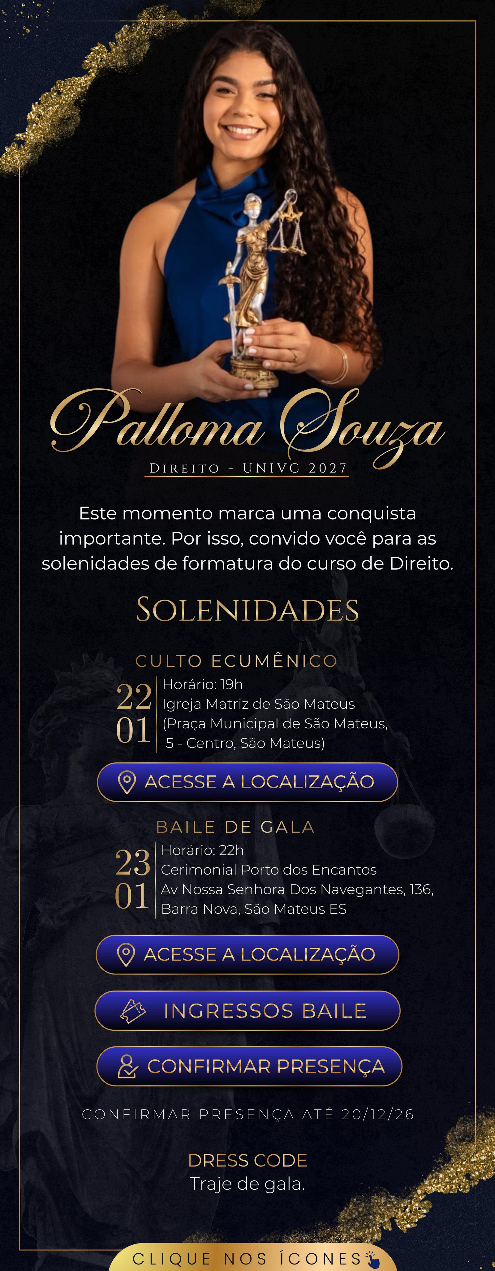 Convite Palloma Souza