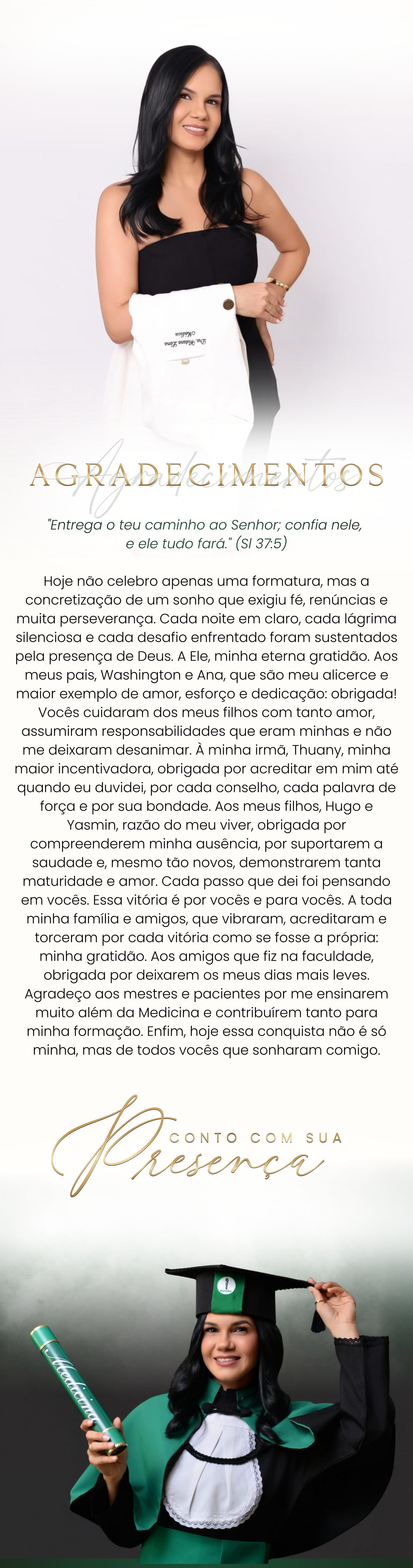 Convite de formatura Dra. Wistana Lima - Parte 2