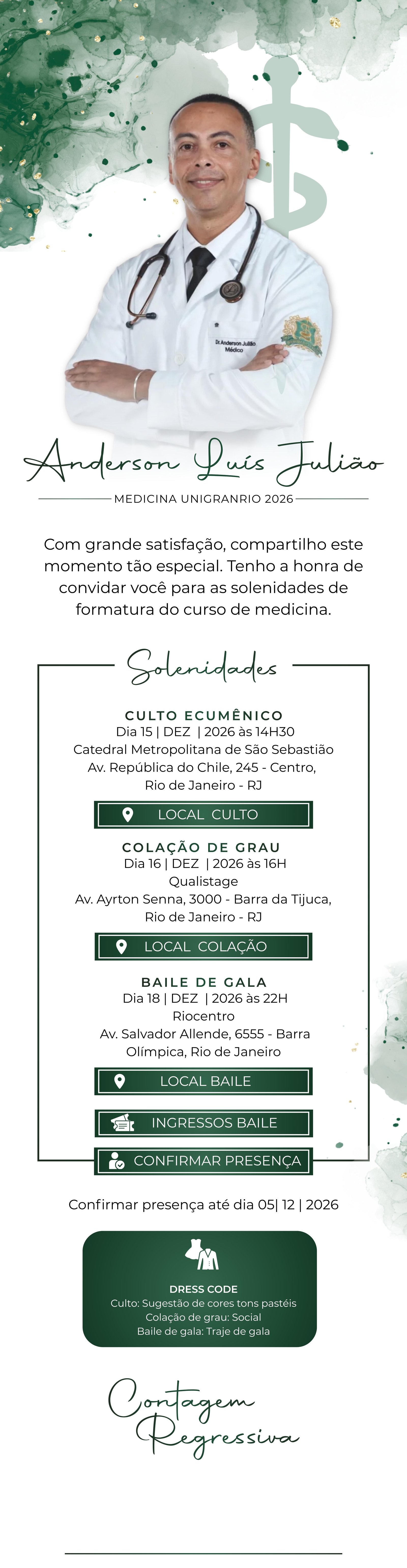 Convite de formatura