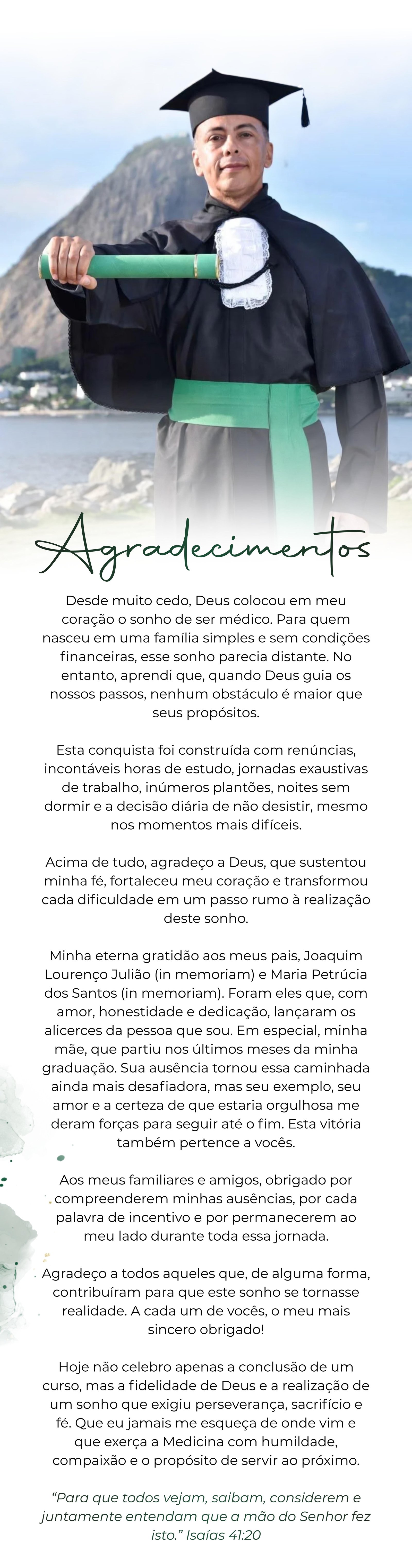 Convite de formatura - parte 2